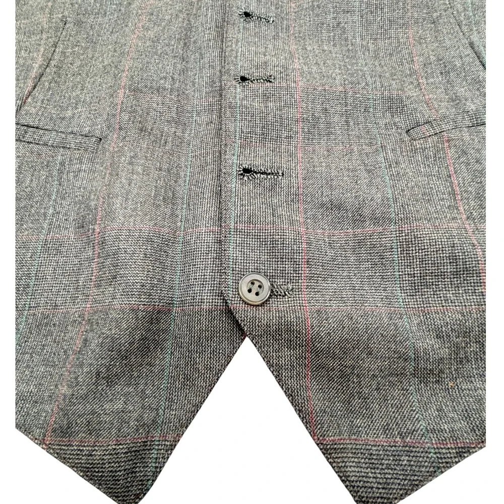 Chang's Tailoring Co Hand Tailored Custom Made 3 PIECE SUIT‎ MEN 46Rx36X30